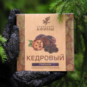 Кедровый грильяж с черносливом / 125 г