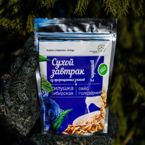 Сухой завтрак из пророщенных злаков с черникой150 г
